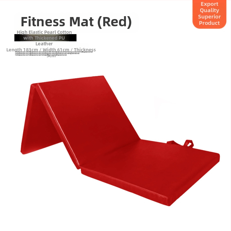 PU trijų dalių sulankstomas fitneso kilimėlis – putų kilimėlis, 40 mm storio, 1 vnt., sporto kilimėlis, licencijuotas privatus ženklas