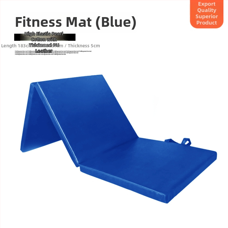 PU trijų dalių sulankstomas fitneso kilimėlis – putų kilimėlis, 40 mm storio, 1 vnt., sporto kilimėlis, licencijuotas privatus ženklas