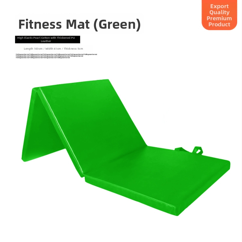 PU trijų dalių sulankstomas fitneso kilimėlis – putų kilimėlis, 40 mm storio, 1 vnt., sporto kilimėlis, licencijuotas privatus ženklas