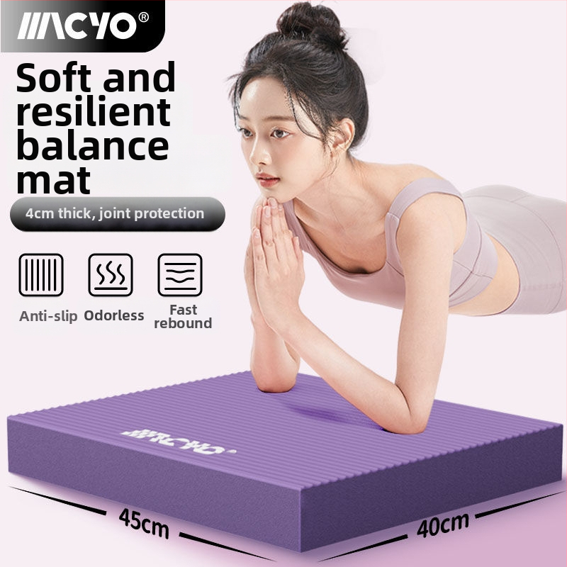 Macyo tasakaal jooga matt - nitrilkumm, 6 mm paksus, 1 kg kaal, sobib tuumiktreeninguks