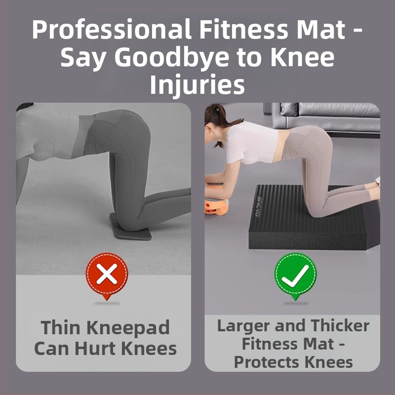 Macyo tasakaal jooga matt - nitrilkumm, 6 mm paksus, 1 kg kaal, sobib tuumiktreeninguks