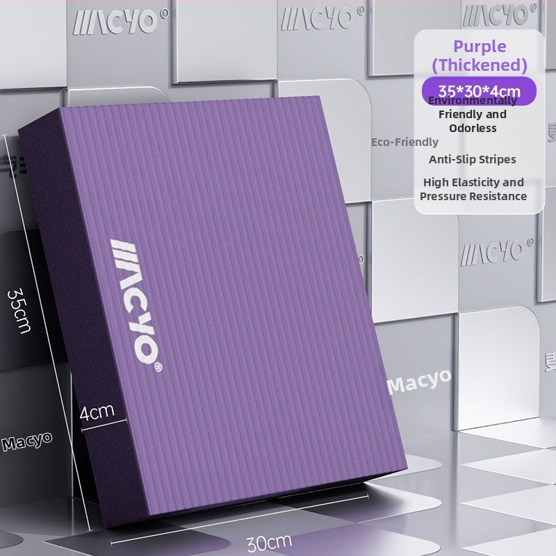 Macyo tasakaal jooga matt - nitrilkumm, 6 mm paksus, 1 kg kaal, sobib tuumiktreeninguks