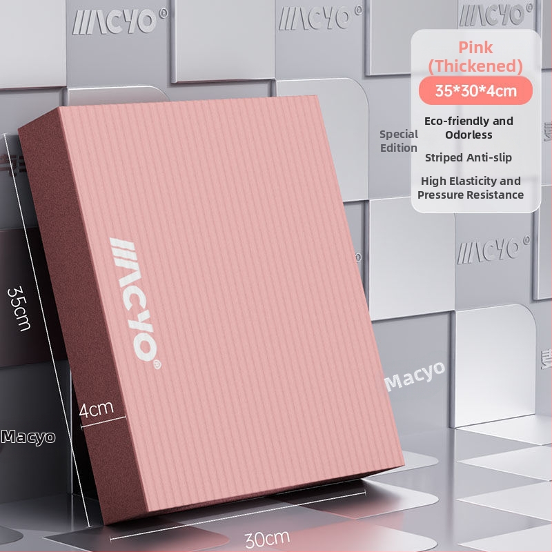 Macyo tasakaal jooga matt - nitrilkumm, 6 mm paksus, 1 kg kaal, sobib tuumiktreeninguks