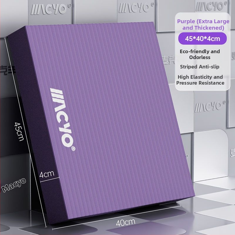 Macyo tasakaal jooga matt - nitrilkumm, 6 mm paksus, 1 kg kaal, sobib tuumiktreeninguks