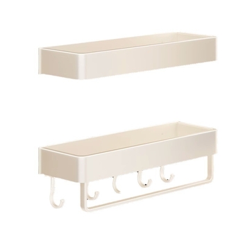 Police na kúpeľňu na uskladnenie – hliníková zliatina, sprejový náter, štvorcový tvar, nosnosť 30 kg, jednovrstvová alebo dvojvrstvová konštrukcia