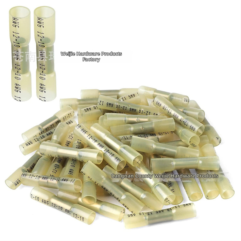 Weijie zīmola siltumizstiepjamais ūdensizturīgais vidējais termināla savienotājs, 1 kodols, PE izolators, automobiļu elektronikai