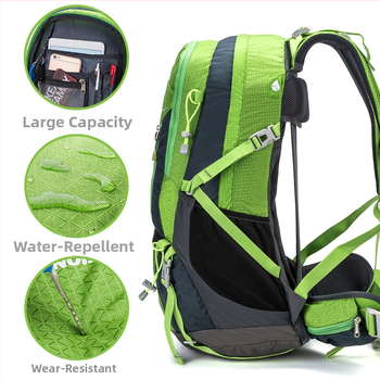 Royal Mountain matkakott - nailonist, hingav, veekindel, kulumisvastane, ergonoomiline kumer seljatugi