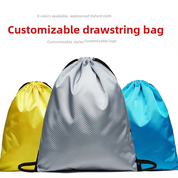 Zongheng raištelinė kuprinė sportui ir jogai, atspari vandeniui su apačios ir šoninėmis kišenėmis, dvigubos pečių petnešos vyrams ir moterims