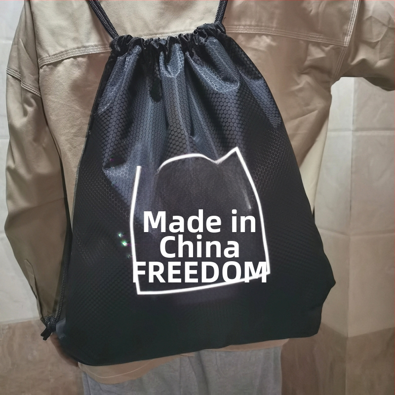 Zongheng raištelinė kuprinė sportui ir jogai, atspari vandeniui su apačios ir šoninėmis kišenėmis, dvigubos pečių petnešos vyrams ir moterims