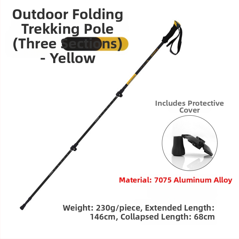 Žygio lazda Hike Mount 8009 – ultralengvas aliuminio lydinys, išorinis užraktas mechanizmas, svoris 270 g