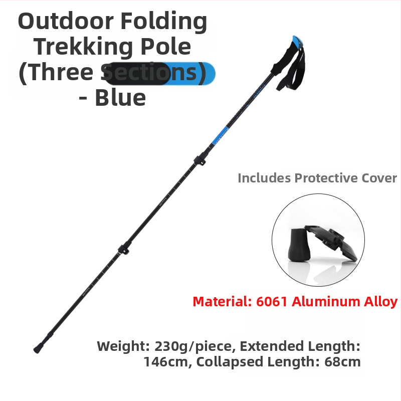 Žygio lazda Hike Mount 8009 – ultralengvas aliuminio lydinys, išorinis užraktas mechanizmas, svoris 270 g