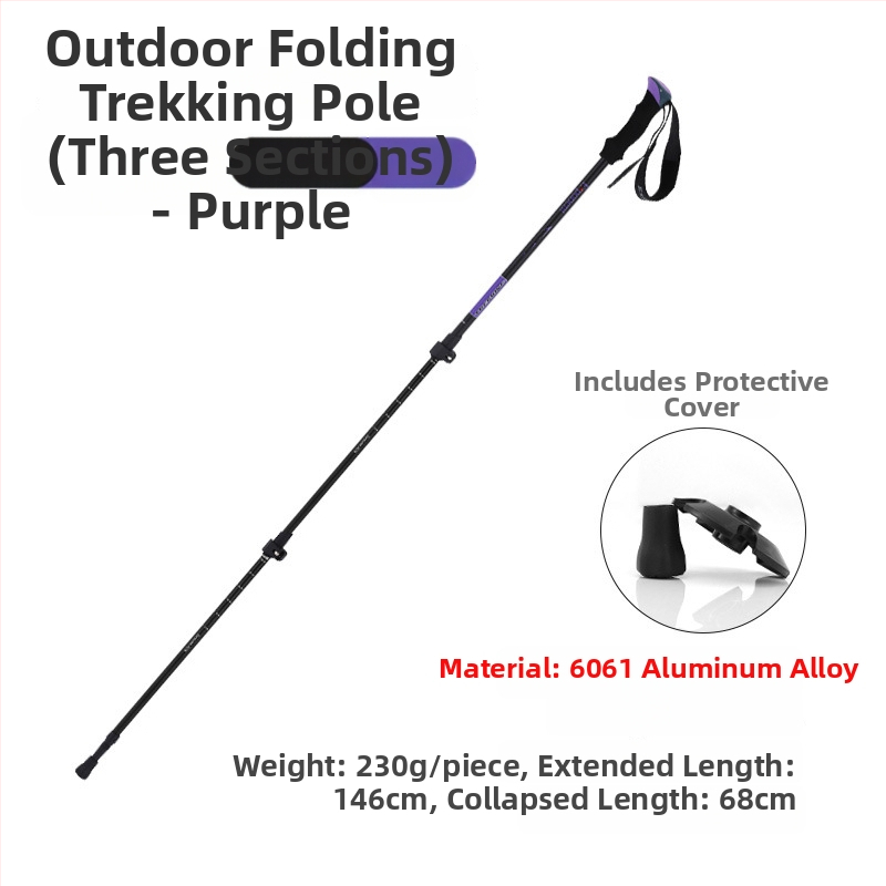 Žygio lazda Hike Mount 8009 – ultralengvas aliuminio lydinys, išorinis užraktas mechanizmas, svoris 270 g