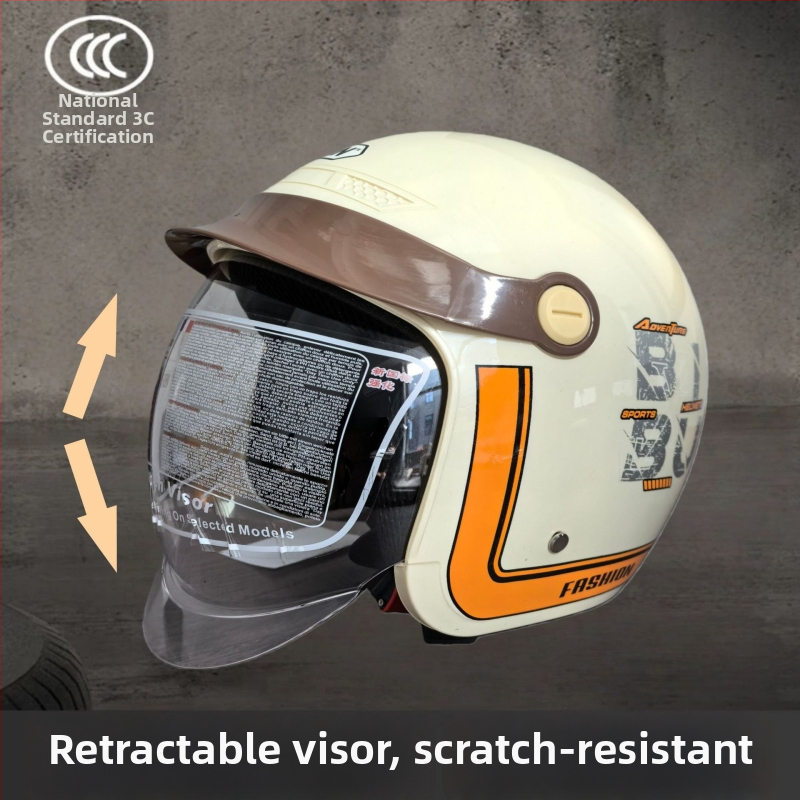 3/4 šalmas elektriniams transporto priemonėms – ABS, Mei'an MA009, universalus