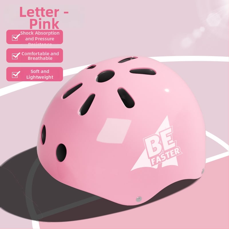 Bērnu riteņslidošanas aizsargu komplekts ar velosipēdu ķiveri (EPS; bērni; neitrāls dzimums; velosipēdu ķivere)