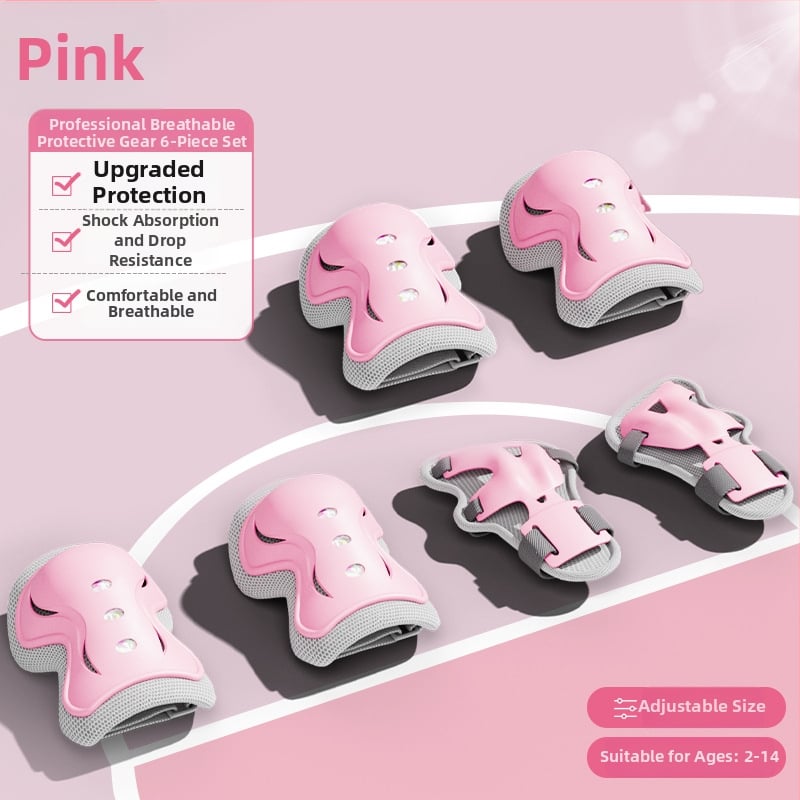 Bērnu riteņslidošanas aizsargu komplekts ar velosipēdu ķiveri (EPS; bērni; neitrāls dzimums; velosipēdu ķivere)