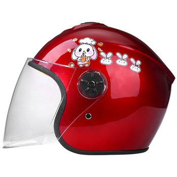 Cască pentru copii pentru motocicletă, stil 3/4, polipropilenă, pentru toate anotimpurile