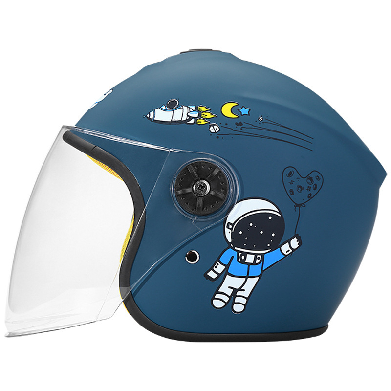 Cască pentru copii pentru motocicletă, stil 3/4, polipropilenă, pentru toate anotimpurile