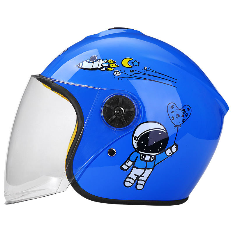 Cască pentru copii pentru motocicletă, stil 3/4, polipropilenă, pentru toate anotimpurile