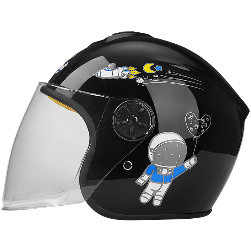 Cască pentru copii pentru motocicletă, stil 3/4, polipropilenă, pentru toate anotimpurile