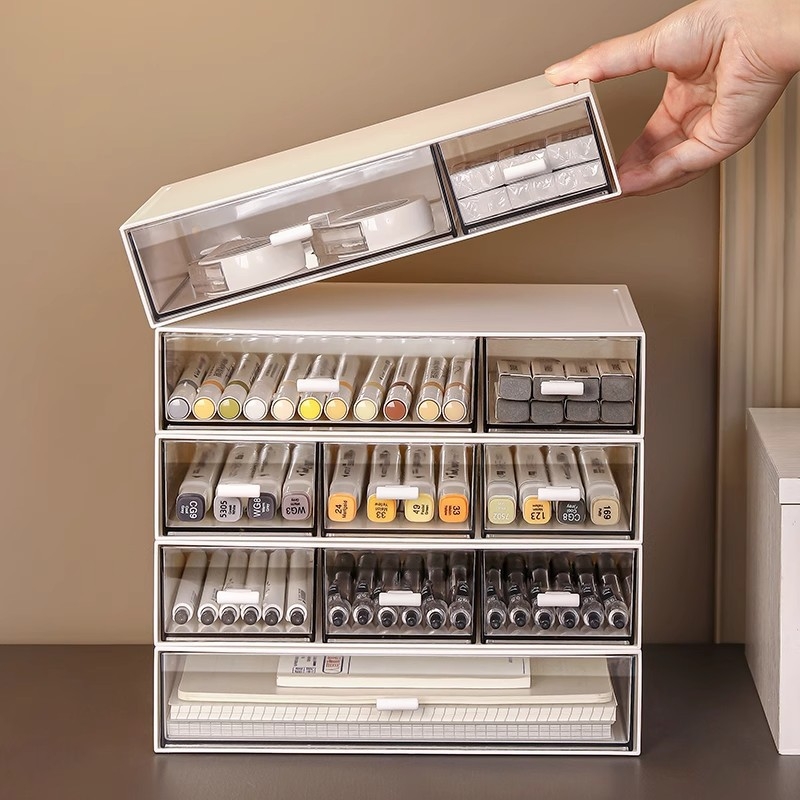 Stolna kutija za pohranu, model SND-8025, PS plast, otporna na prašinu, kapacitet 1 L