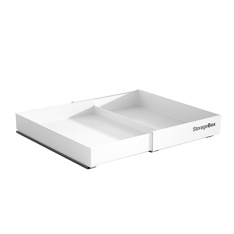 Cutie de depozitare pentru mobilier, Model 5010-5013, PS + șină decorativă din fier, 5–10 L, fără capac