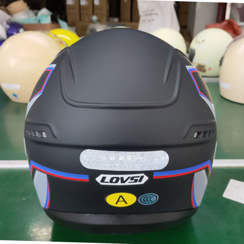 LOVIS/LOVSI ABS 3C certificat, cască de motocicletă 3/4, pentru toate anotimpurile, unisex pentru adulți, siguranță în trafic