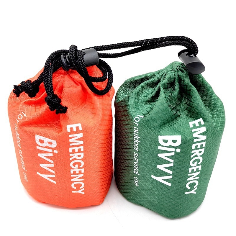 War Dragon Спасителен спален чувал за къмпинг – оцеляване на открито, PE алуминиево фолио за изолация, множество функции