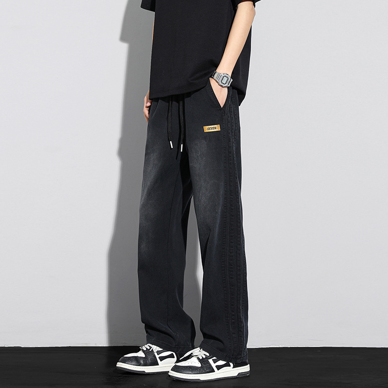 Vīriešu biznesa ikdienas bikses, taisa piegriezums, vidukļa līmenis, bambusa šķiedru un Tencel kokvilnas maisījums, viegli elastīgs, vienkrāsainas, ar jostu.