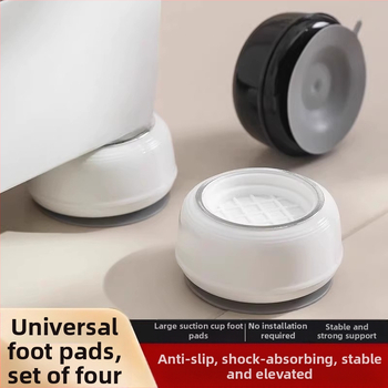 Skalbimo mašinos kojų pagalvėlės ir pagrindas | Universalus fiksuotas stovas laikiklis ir būgno pagalvėlė | Medžiaga: Plastikas; Neslystantis; Judantis; Be montavimo