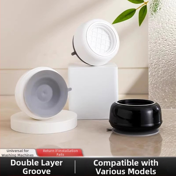 Skalbimo mašinos kojų pagalvėlės ir pagrindas | Universalus fiksuotas stovas laikiklis ir būgno pagalvėlė | Medžiaga: Plastikas; Neslystantis; Judantis; Be montavimo