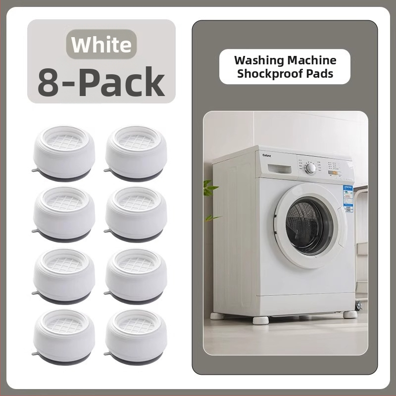 Skalbimo mašinos kojų pagalvėlės ir pagrindas | Universalus fiksuotas stovas laikiklis ir būgno pagalvėlė | Medžiaga: Plastikas; Neslystantis; Judantis; Be montavimo