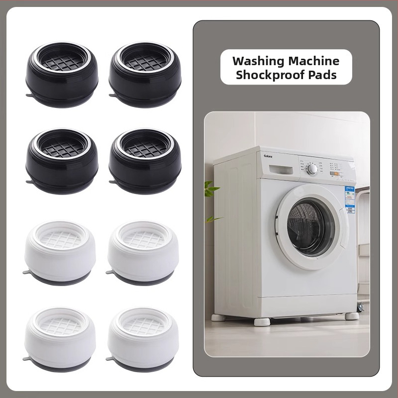 Skalbimo mašinos kojų pagalvėlės ir pagrindas | Universalus fiksuotas stovas laikiklis ir būgno pagalvėlė | Medžiaga: Plastikas; Neslystantis; Judantis; Be montavimo