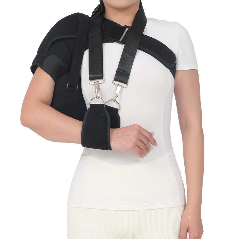 Bandă de fixare a umărului cu spumă, stânga/dreapta, pentru adulți, potrivită pentru volei, curea medicală de fixare a umărului