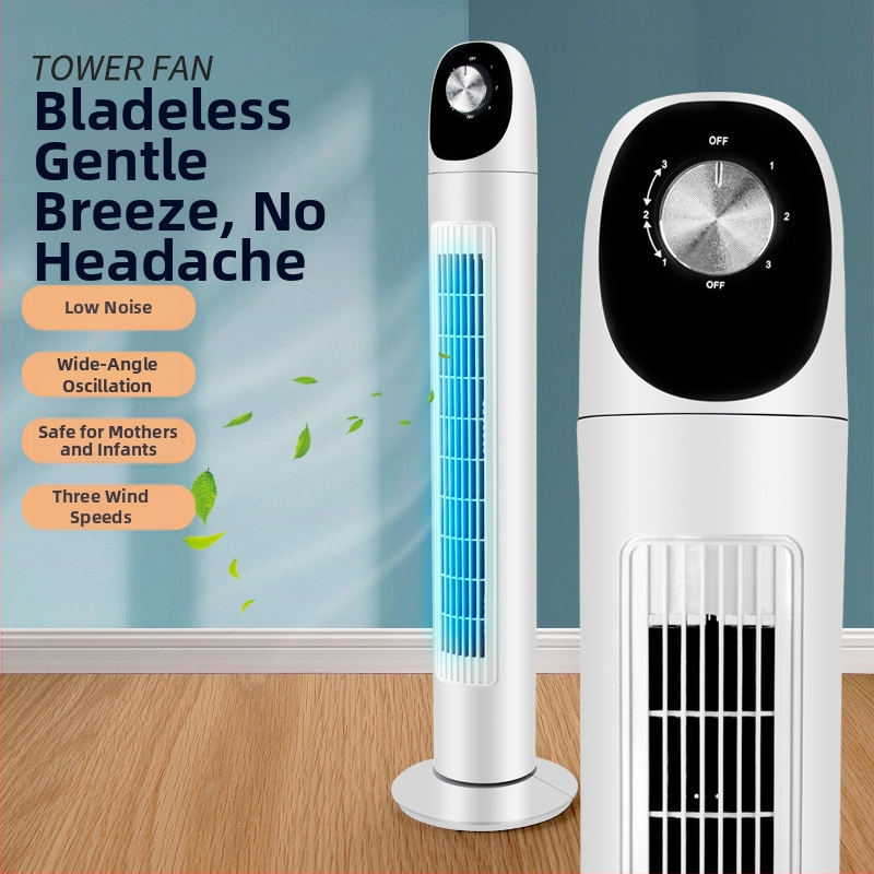 Xianke lapatita torni ventilaator kaugjuhtimisega, loomulik tuul, 3 kiirust, 45W, 220V 50Hz