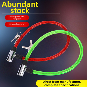 Oakman T01 plieninės vielos spyna elektriniam automobiliui, apsauga nuo vagystės, pritaikomas apdorojimas, naujas kinų stilius