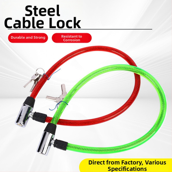 Oakman T01 plieninės vielos spyna elektriniam automobiliui, apsauga nuo vagystės, pritaikomas apdorojimas, naujas kinų stilius