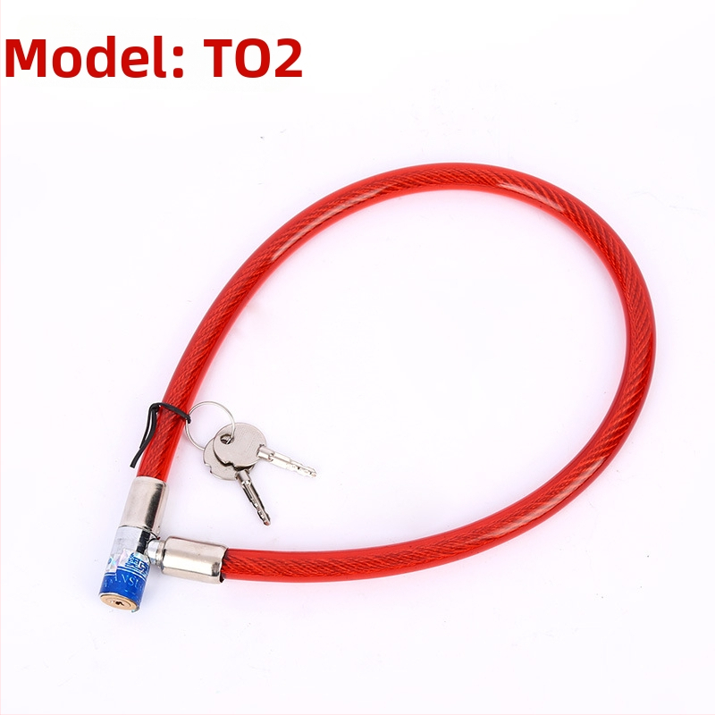 Oakman T01 plieninės vielos spyna elektriniam automobiliui, apsauga nuo vagystės, pritaikomas apdorojimas, naujas kinų stilius