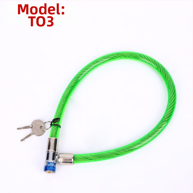 Oakman T01 plieninės vielos spyna elektriniam automobiliui, apsauga nuo vagystės, pritaikomas apdorojimas, naujas kinų stilius