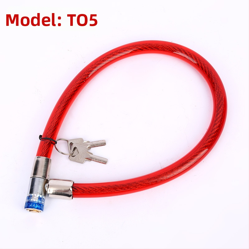 Oakman T01 plieninės vielos spyna elektriniam automobiliui, apsauga nuo vagystės, pritaikomas apdorojimas, naujas kinų stilius