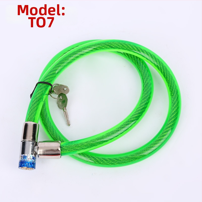 Oakman T01 plieninės vielos spyna elektriniam automobiliui, apsauga nuo vagystės, pritaikomas apdorojimas, naujas kinų stilius