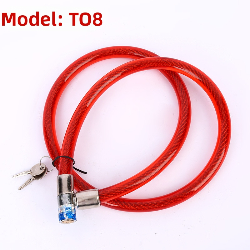 Oakman T01 plieninės vielos spyna elektriniam automobiliui, apsauga nuo vagystės, pritaikomas apdorojimas, naujas kinų stilius