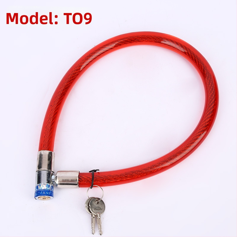 Oakman T01 plieninės vielos spyna elektriniam automobiliui, apsauga nuo vagystės, pritaikomas apdorojimas, naujas kinų stilius