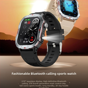 Vyrų lauko sporto išmanusis laikrodis QX11 - Bluetooth skambučiai, širdies ritmas, kraujospūdis, deguonies kiekis kraujyje, 2,01 colių TFT ekranas