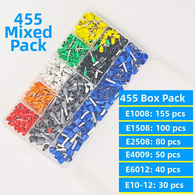 Weilian krimpt terminalas, Europos stiliaus vamzdinio tipo terminalas, iš anksto izoliuotas, dėžutėje pakuotas rinkinys