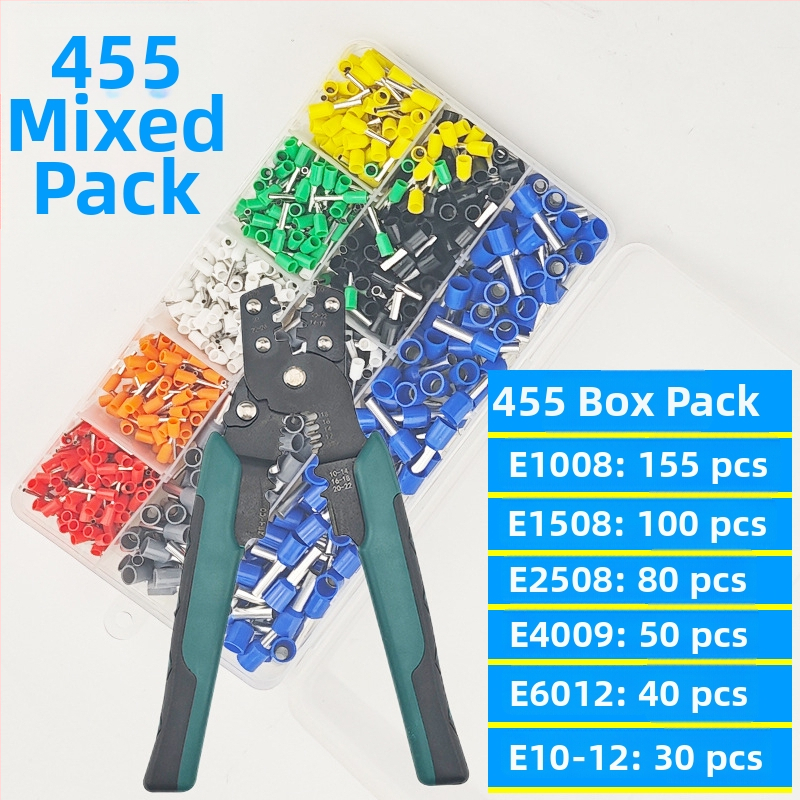 Weilian krimpt terminalas, Europos stiliaus vamzdinio tipo terminalas, iš anksto izoliuotas, dėžutėje pakuotas rinkinys