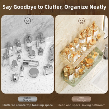 Plastikinis sieninis vonios laikiklis, 1 lygis, modelis -985