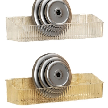 Plastikinis sieninis vonios laikiklis, 1 lygis, modelis -985