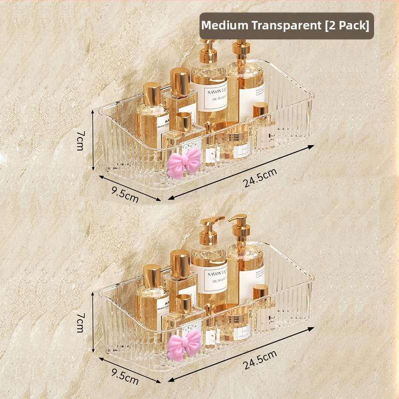 Plastikinis sieninis vonios laikiklis, 1 lygis, modelis -985