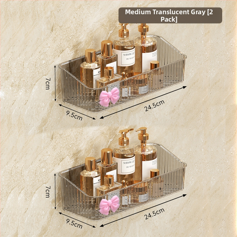 Plastikinis sieninis vonios laikiklis, 1 lygis, modelis -985