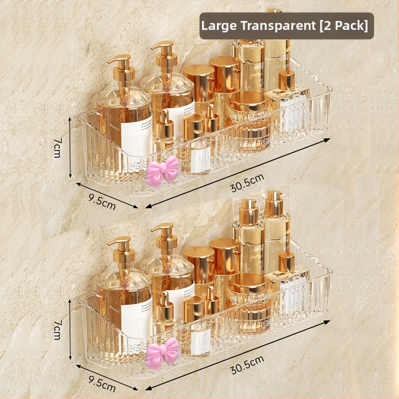 Plastikinis sieninis vonios laikiklis, 1 lygis, modelis -985